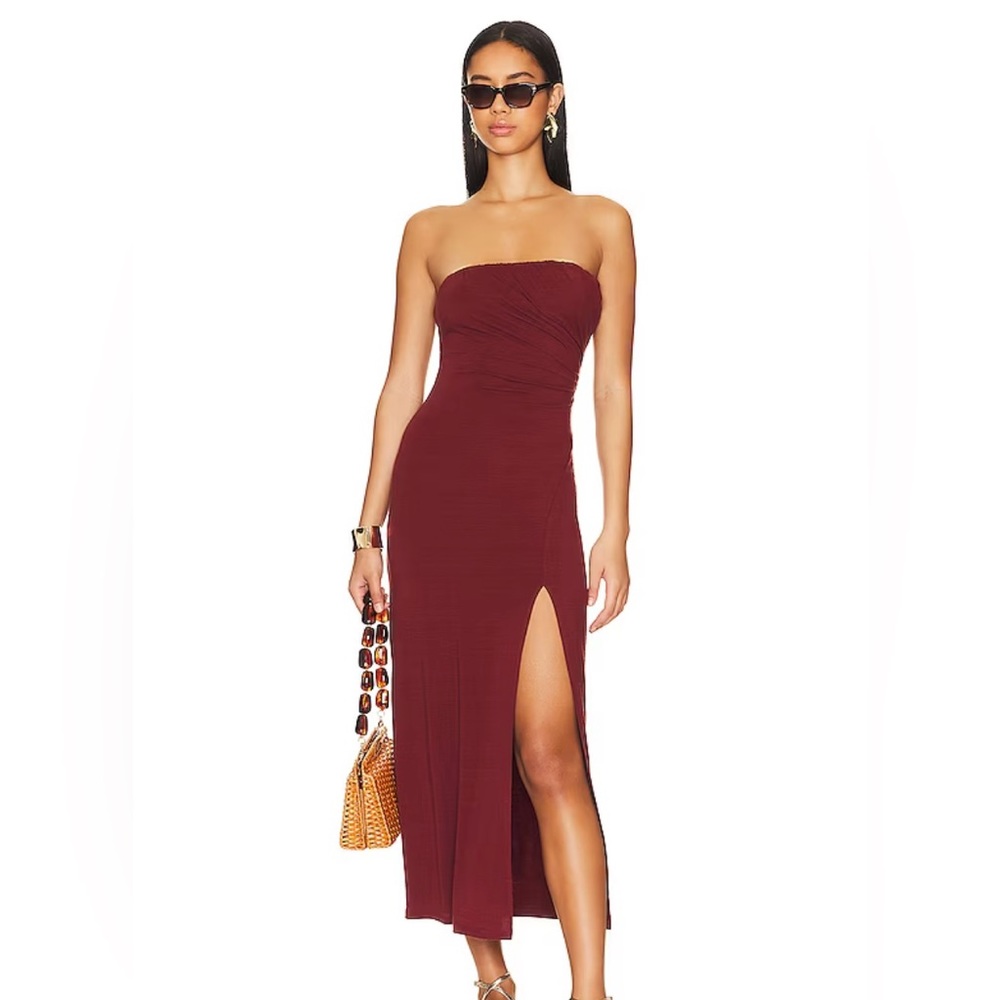 Free People Hayley Midi Strapless Dress